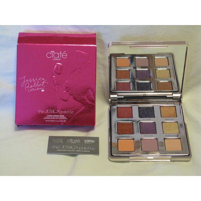 Ciate London Jessica Rabbit Collection Eye Shadow Palette NIB 9 Shades HTF