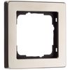 'Gira E2 021133 Cover Frame 1 Compartment, Stainless Steel