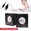 3.5mm Mini USB Wired Computer Speakers Stereo Bass For PC Laptop Desktop Black