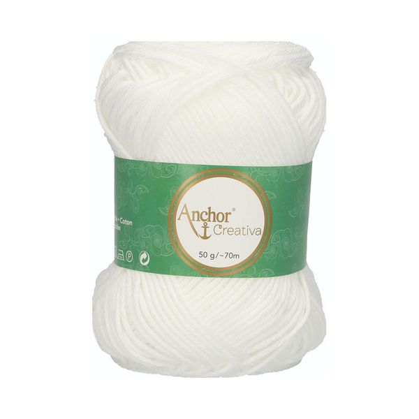 Anchor Creativa, Thickness: 8, Packaging: 50G, Running Length: 70M 1331 Crochet Threads