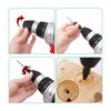 Countersink Drill Bit Set, 5Pcs Quick Change 1/4" Hex Shank Adjustable Countersink Set, 5pcs Free Replaceable Drill Bits with One Hex Wrench, Woodworking Countersink Drill Bits (Hexagon)