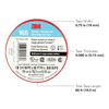 3M Temflex Multi-Purpose Vinyl Electrical Tape 165 3/4in x 60ft Red 10 Rolls