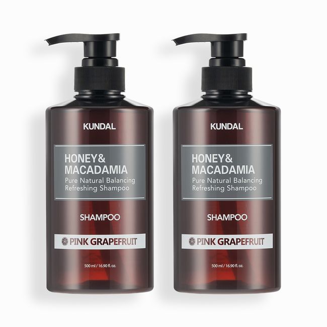 Kundal Nature Shampoo Set of 2 Pink Grapefruit 500ml