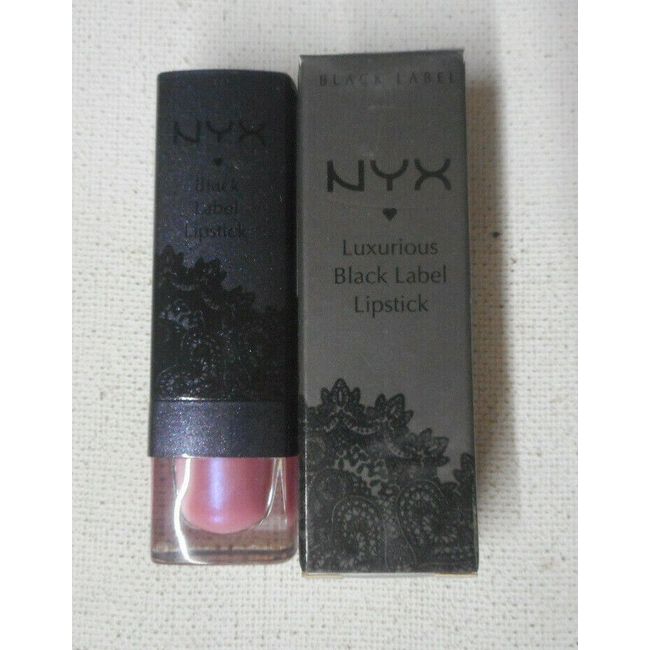 1 lipstick NYX Black Label Luxurious Lipstick  BLL 141 SHELL unsealed NIB