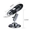 1000X Zoom 8LED HD 1080P USB Microscope Digital Magnifier Endoscope Video Camera
