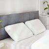 HOMEFLA Cooling Bed Memory Foam Pillow for Sleep Standard Size Removable Cover