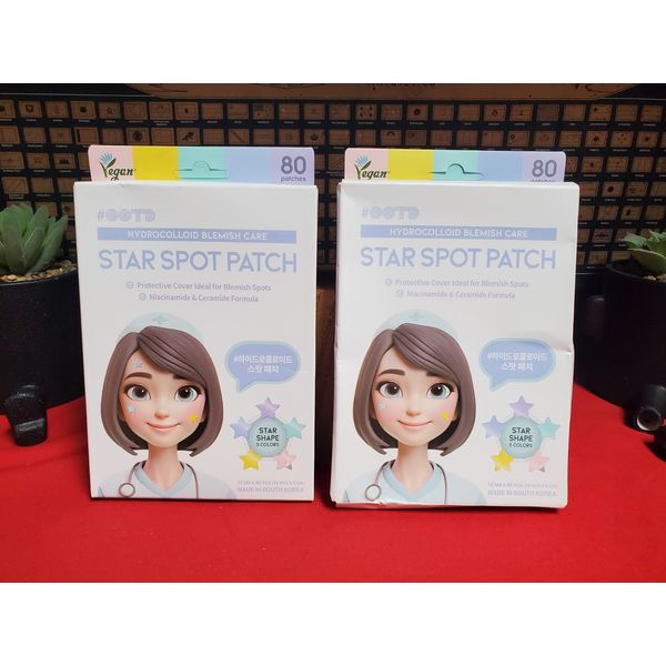 Star Spot Acne/Pimple Patch For Face, Hydrocolloid, Niacinamide, Ceramide, Cu...