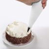 Pastry Bag Piping Tips Flower Mold Making Tool DIY Cake Cookie Icing Decorating Tool for Baking Reusable (White)
