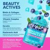 MAREE Vitamin B1 Thiamine & B7 Biotin Gummies, A E D C Vitamins Complex Collagen