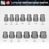 Sukudon 14 PCS Socket Set， Bolt Extractor Set, Locking Wheel Nut Removal Tool, 3/8” Impact Socket Set and Rounded Bolt Remover, Bolt Extractor， Stud Extractor Set