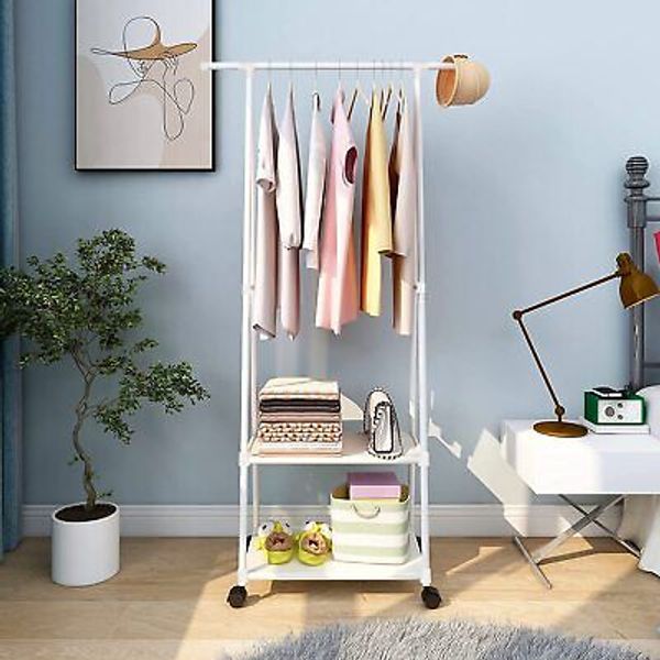 Closet Organizer Garment Rack Clothes Rack Metal Heavy Duty Clothing Rack Home