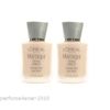 2 BOTTLE L'OREAL MATTIQUE OIL FREE LIQUID MAKEUP SOFT IVORY
