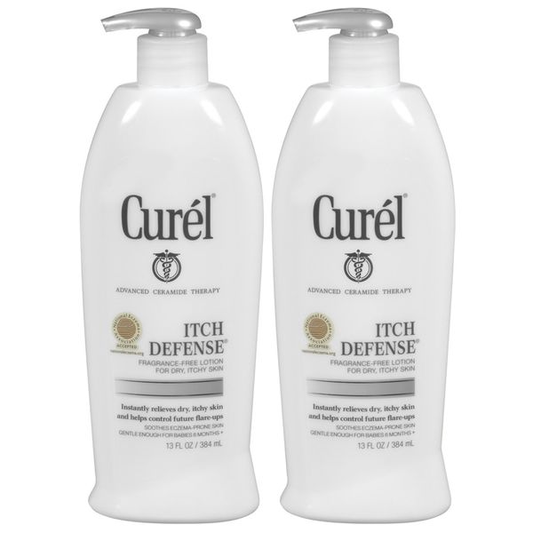 Curel Itch Defense Lotion 13 Ounce Pump (384ml) (2 Pack)
