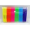 18-Pack Chisel Tip Highlighters - No Bleed, Quick-Drying Colors with Pouch