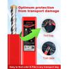 10 Pcs SDS plus Bits Set, (3/16'',1/4'',5/16'',3/8",1/2"), Carbide Tipped（Yg8, R