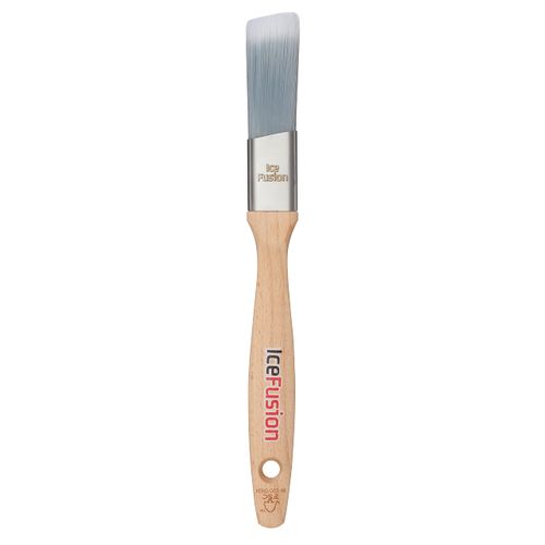 ProDec Advance ABPT074 Ice Fusion Cutting In Trade Professional Synthetic Paint Brush for Sharp Edge Lines Painting with Emulsion, Gloss and Satin Paints on Walls, Ceilings, 1" 25mm, Beige