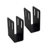PICAA 2pcs Adjustable Car Roof Rack Top LED Work Light Bar Mounting Bracket Holder
