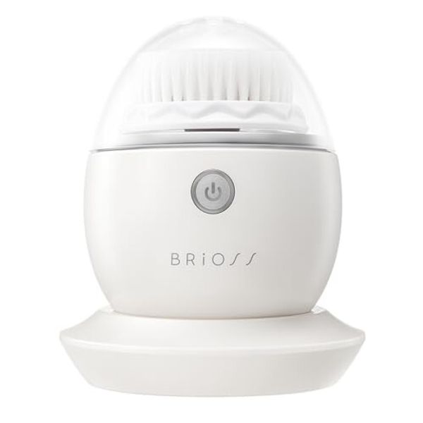 BRiOS Clear Cleans Brush, Ivory, Electric Facial Cleansing Brush