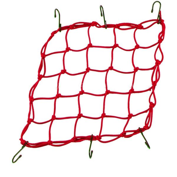 Motorcycle Cargo Net 15" x 15" - Red