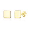 Philip Jones Gold Plated Square Stud Earrings