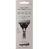Schick Quattro 5 Titanium Combo Pack (Holder with Blade + 4 Replacement Blades) 5 Blade Razor Shaving 1 German Replacement Blade