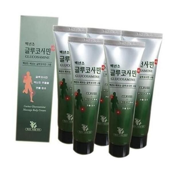 Prickly pear glucosamine cream 150ml x 5 for back massage