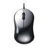 Buffalo BUFFALO Wired BlueLED Quiet USB 3 Button Mouse Black BSMBU108BK