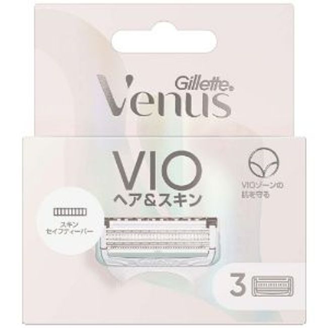 [Next day delivery available] [P&amp;G Japan] Gillette Venus VIO Hair &amp; Skin Replacement Blades (3 pieces) [Cosmetics]