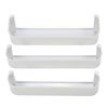 3Pcs Freezer/ Upper/ Bottom White Refrigerator Door Shelf Kit For 29325760166