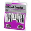 McGard 22158 Chrome Long Shank Wheel Locks (M12 x 1.5 Thread Size), 4 Locks / 4 Washers / 1 Key