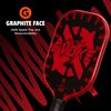 Onix Graphite Evoke XL Pickleball Paddle Features Polypropylene Core, Graphite Face, and Oversized Shape, Red