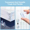 8 Pack Corner Protector Baby Proof， Clear Corner Protectors for T-shape-8pcs