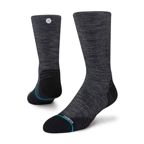 Stance Run Light Crew Socken, Schwarz, Large