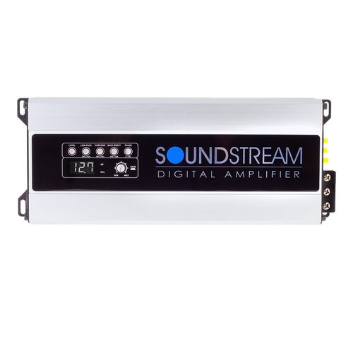 DPA1.2000D, Compact Class-D Subwoofer Pre-Amp Amplifier, 2000 Watts Max Power Class D 1 Channel Car Amplifier, 400 watts RMS x 1 at 2 ohms