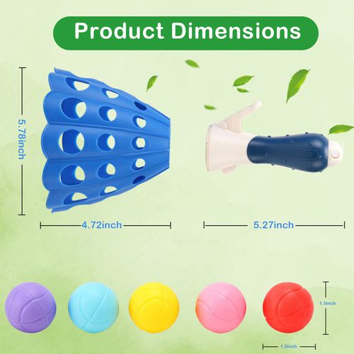 Lbsel Children's Indoor Sports Outdoor Fun Party Game Toy with 2 Start Baskets and 10 Balls, 5 6 7 8 9 10 11 12 Years Old Boys Girls