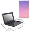 Magnetic Makeup Palette with Mirror, Empty Eyeshadow Makeup Box Magnetic Cosmetics Palette Fish Scale DIY Storage Tray Box Holder