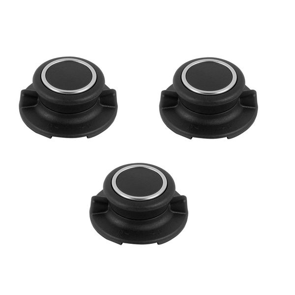 Lid Knob Set of 3 with Vent Valve Heat Resistant up to 260 °C