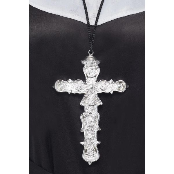 Ornate Cross Pendant Silver