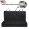 1x Car Rear Seat Cover Pad Interior Pet Dog Cat Mat Fit Split & Solid Back Bench