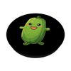 Vegane Gurke Kawaii Vegetarisches Gemüse PopSockets mit austauschbarem PopGrip