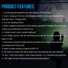 Trustfire L2PRO Tactical EDC Flashlight Rechargeable LED Torch Clip Flashlight