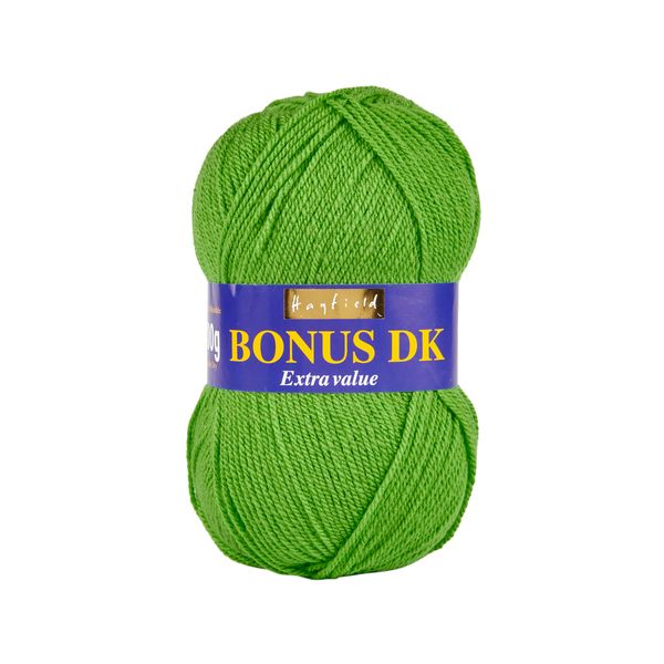 Hayfield Bonus DK Double Knitting Yarn, Pea Green (583), 100g by Sirdar