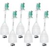 Kecura Replacement Brush-Heads Compatible with Philips Sonicare: e-Series Toothbrush Heads HX7022/66 fits Sonicare-Essence & CleanCare Electric Brush Handles, 6 Pack
