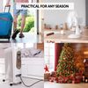 Defender 24 Hour Digital Timer Plug - Electric Switch Energy Saver Timer Standard Size - Digital Plug-in Timer Socket - 240v 3 Pin Plug with Programmable Time Controller + Random Mode