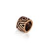 NKlaus Bronze Beard Bead Antique Rustic Look German Celtic Viking Gothic 3146