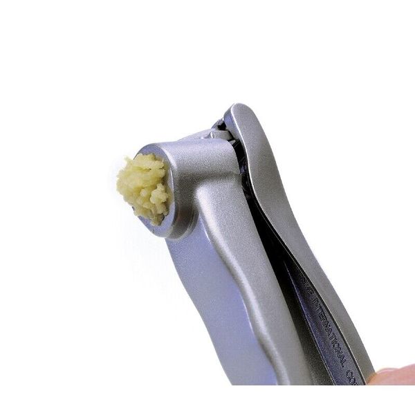 Progressive GIGP-90 Silver Rust Resist Aluminum Non-Stick Coating Garlic Press