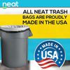 Neat Tall Kitchen 30 Gallon Drawstring Trash Bags - (MEGA 120 COUNT) - Triple