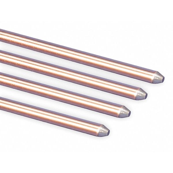 Ground Rod, Dia 5/8 In, 4 Ft. L