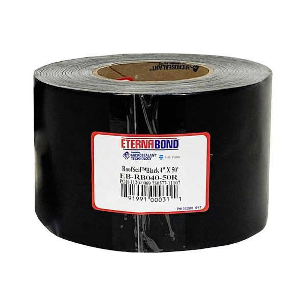 EternaBond EB-RB040-50R Roof Seal, Black, 4 Inch X 50 Feet