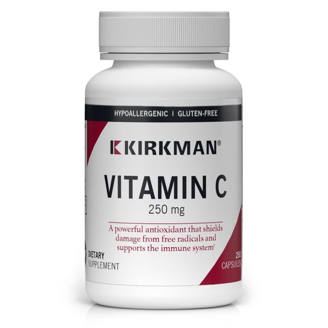 Kirkman – Vitamin C 250 mg Capsules - Hypo - 250 Count